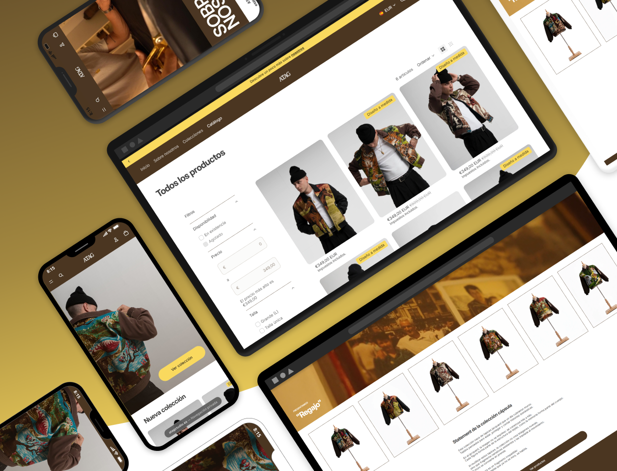 Diseño y desarrollo web de Sergio Prieto Design con enfoque visual profesional y experiencia de usuario cuidada